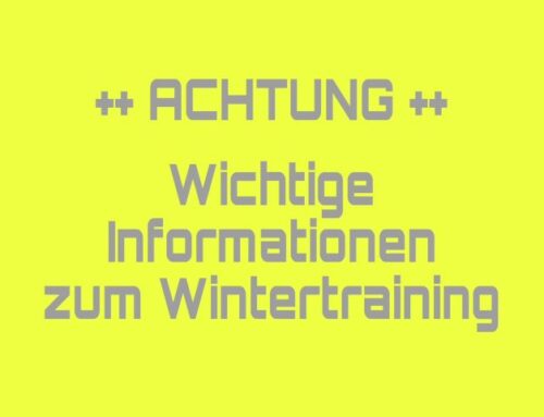 Wichtige Infos zum Wintertraining